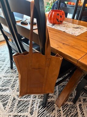 Women’s Brown Leather Tote Bag - ABLE sold by Magnolia nice bag